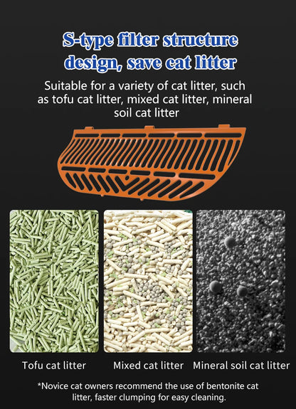 Smart Self Cleaning Cat Litter Box Automatic Smart Cat Toilet Tuya App Control Electric Self-Cleaning Cat Litter Box