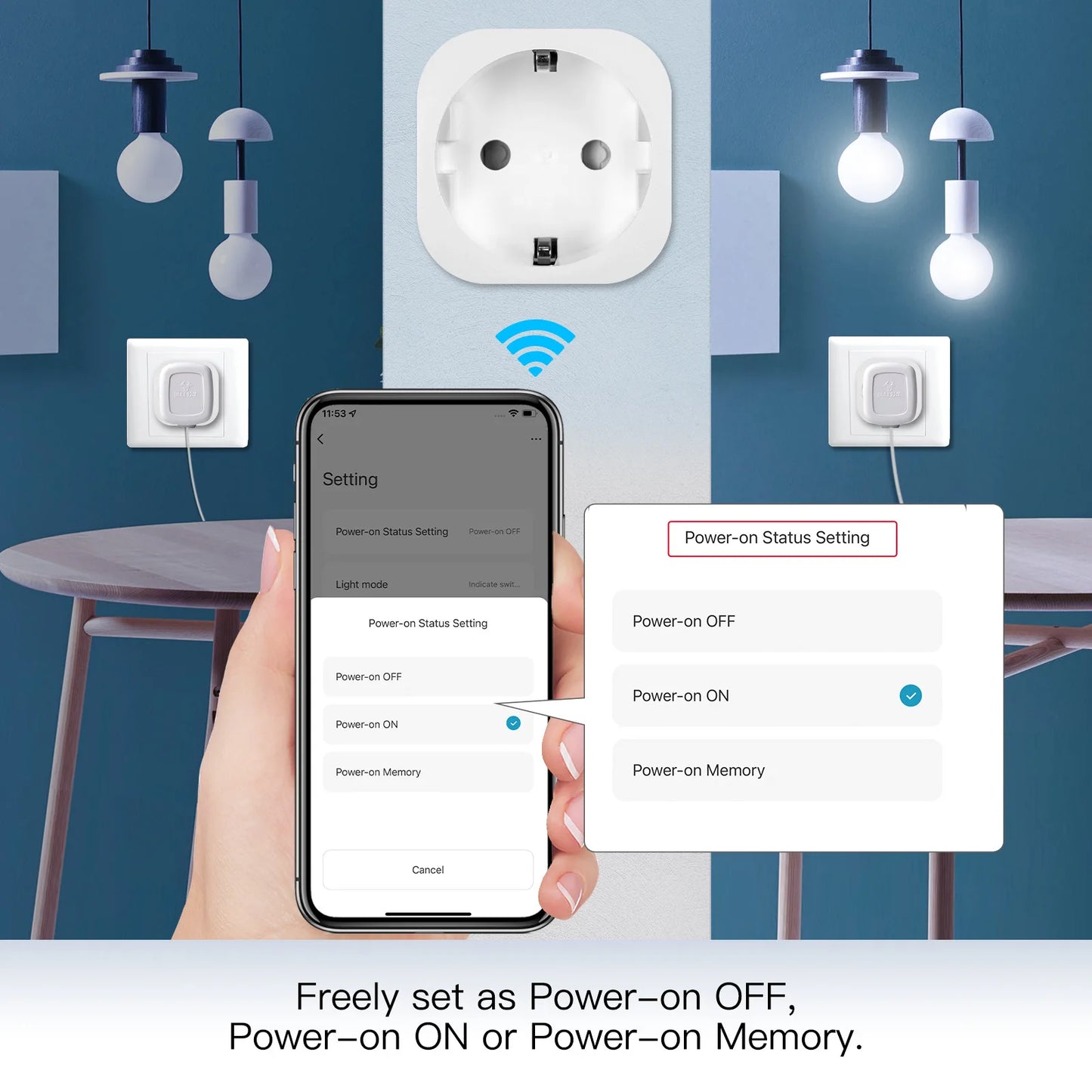 Tuya WiFi Dimming Plug Multi-function